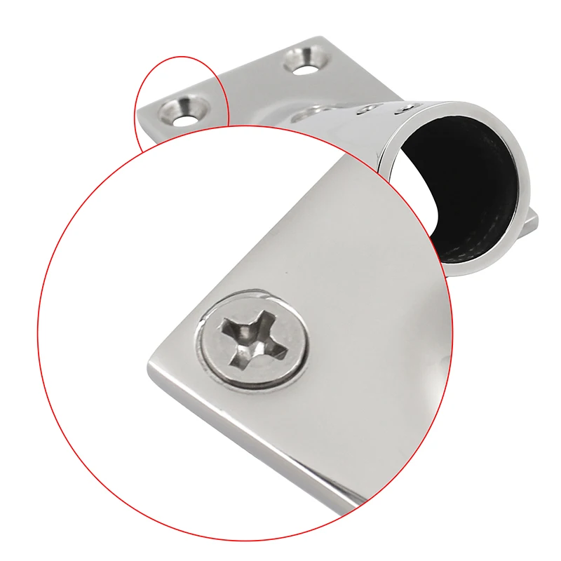High quality 316 sailboat sail boating accessories rectangular base 30 degree stainless steel marine hardware