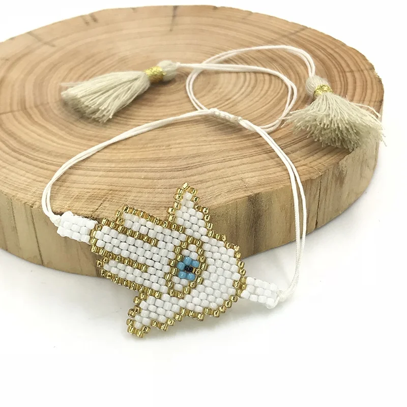 Japanese Miyuki Bracelet Miyuki Hamsa Hand Beads Bracelets