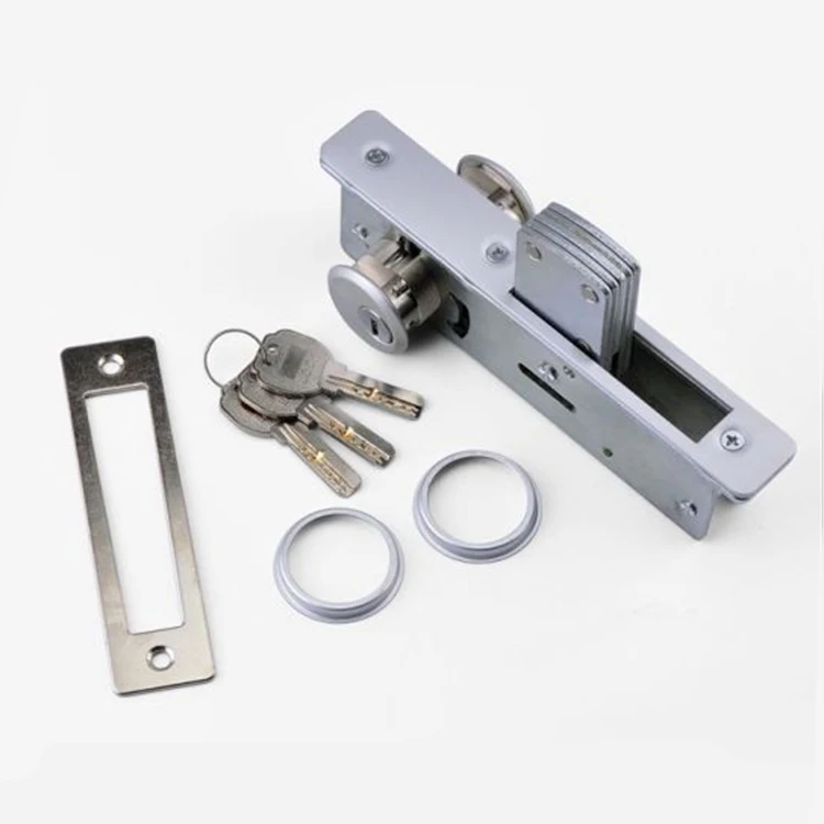 Double Sided Opening  Door Lock Aluminum Mortise Lock for Sliding Door