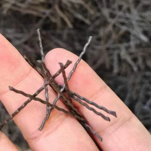 Polypropylene PP Waved Fiber Synthetic Macro for Concrete and Shotcrete