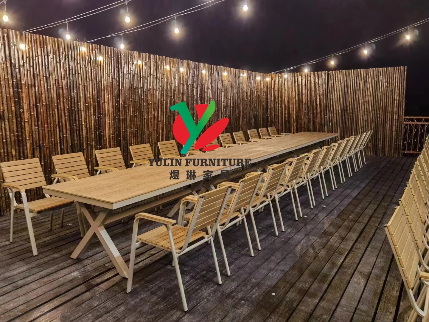 Customized extra long  12 seater dining table center wooden wood slab dining table