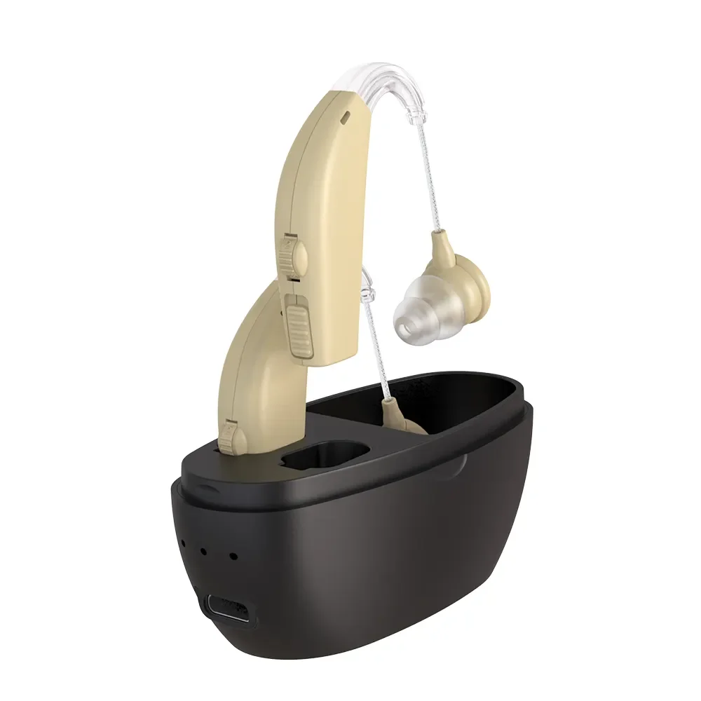 Comfortable Ear Aid Accessories Convenient Case Wireless Rechargeable Hearing Aid Seniors Seniors Fixer Rehabilitation Equipment