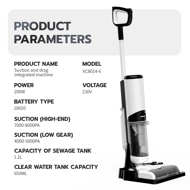 Best Clean OEM Manufacture Power Suction Vacuum Cleaner with mop Cordless Wireless Wet and Dry Floor Care Washer Vacuum Cleaners