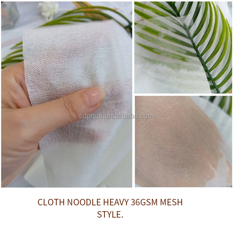 36gsm Herbal Fiber Manufacturer Spunlace Rolls Skin Care Spunlace Fabric Face Mask Raw Material