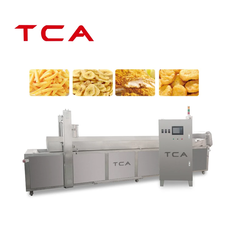 
Made in China stainless steel 304 automatic fish fryer machine 