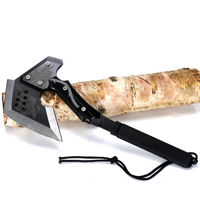 Amazon Hot Selling Good Quality Durable Hatchet Camping Survival Rescue Axe Hunting Hatchet  for Outdoor Activities