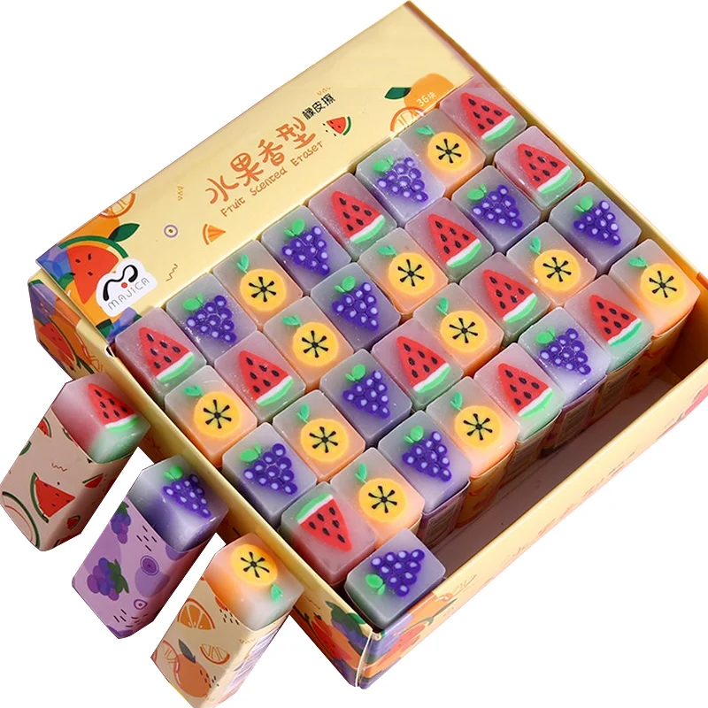 Симпатичный креативный мультяшный ластик с фруктовым желе без крошек школьные принадлежности для студентов канцелярские товары прямые заводские