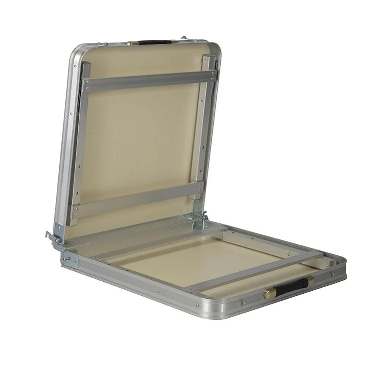 Portable Aluminum Rectangular Folding Camping Outdoor Suitcase Picnic Tables