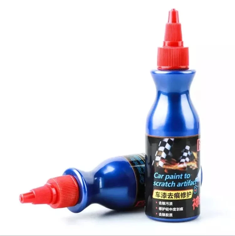 Прямая продажа с фабрики 100 мл удаление пятен автомобильная краска царапины ремонт маленькая синяя бутылка полировочный воск