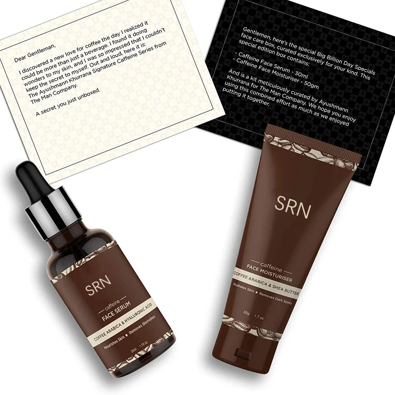Private Label Black Friday COFFEE Skin Care Gift Sets Caffeine Skin Care Kits