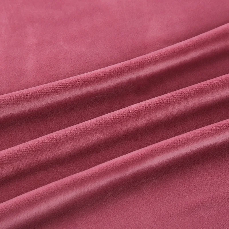 94%polyester 6%spandex warp knit crystal soft touch stretch elastic velour velvet for winter lining pillow toy