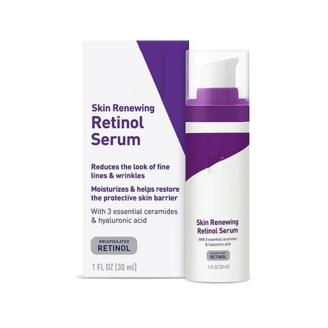 hydrating hyaluronic acid resurfacing retinol serum anti aging skin renewing serum