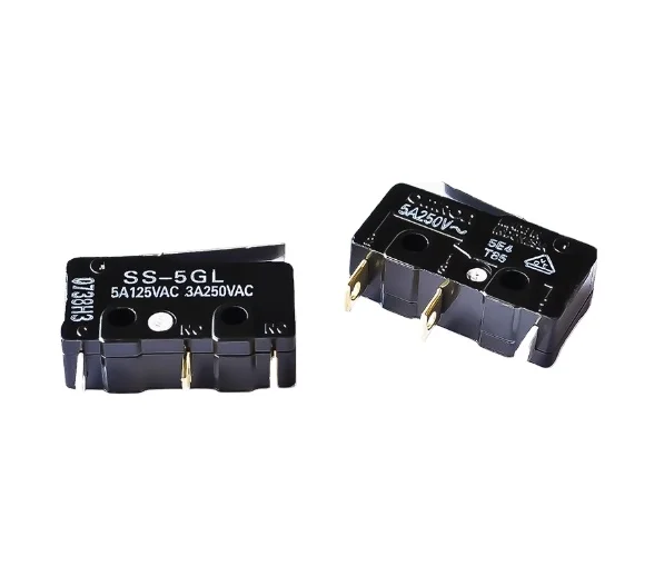 Micro switch small stroke limit switch 3-pin SS5-GL with handle swing rod SS5GL