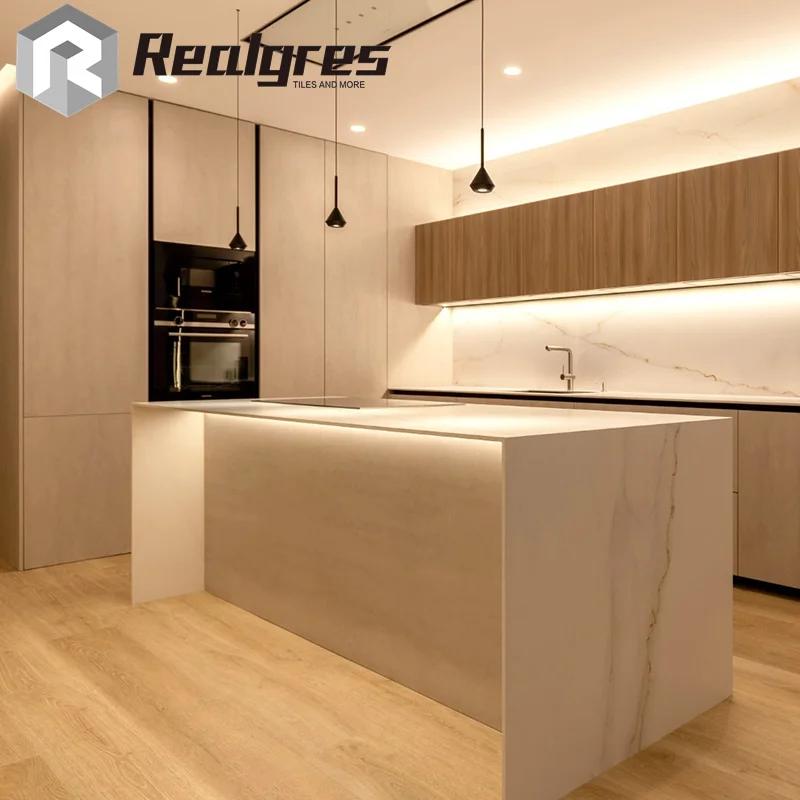 Полный Комплект кухонной мебели Realgres умный современный шкаф из ПВХ кухонный для квартиры