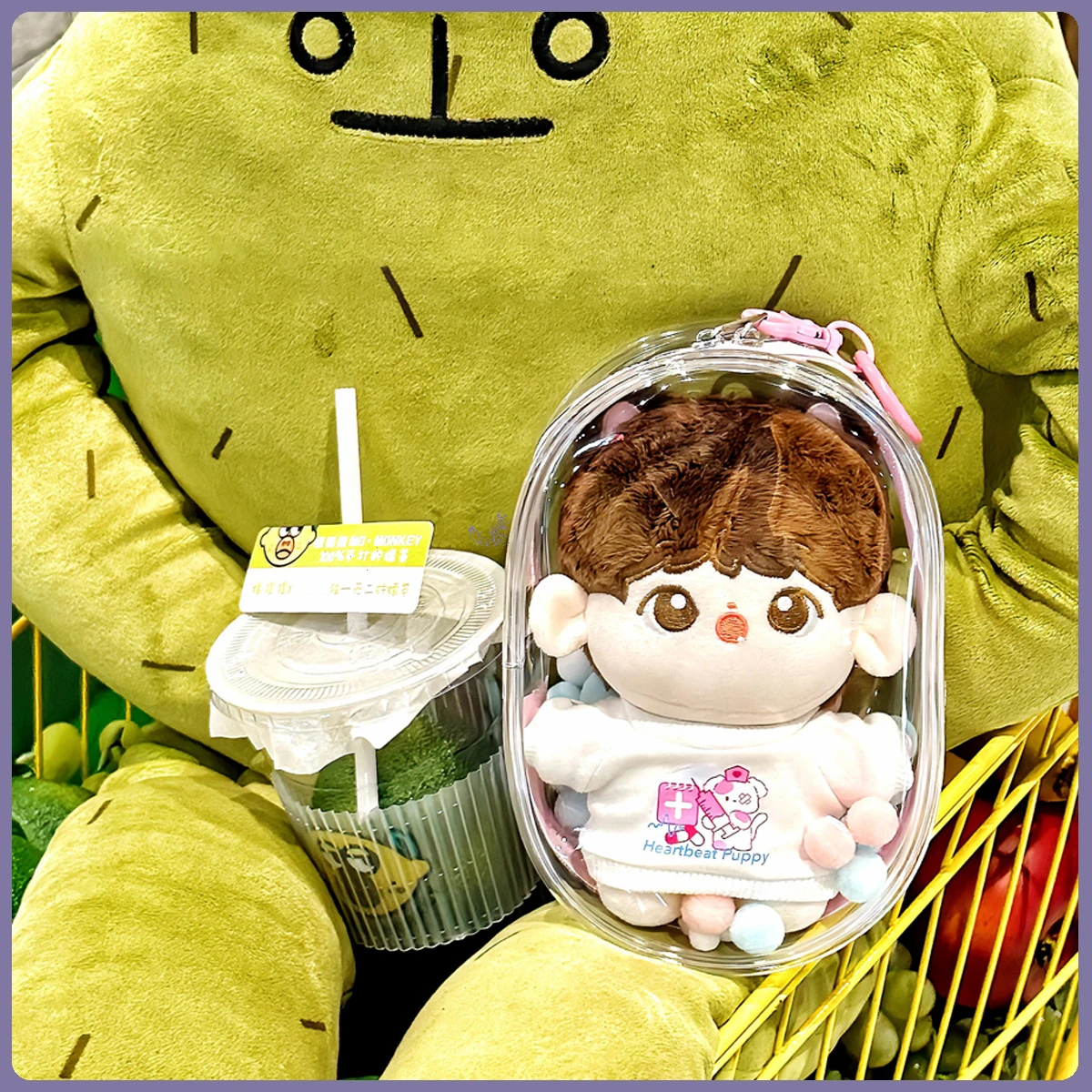 Сумка унисекс из ПВХ с цепочками, Экологичная Сумка-кабель для хранения кукол, модная Водонепроницаемая в форме ведра для всех сезонов