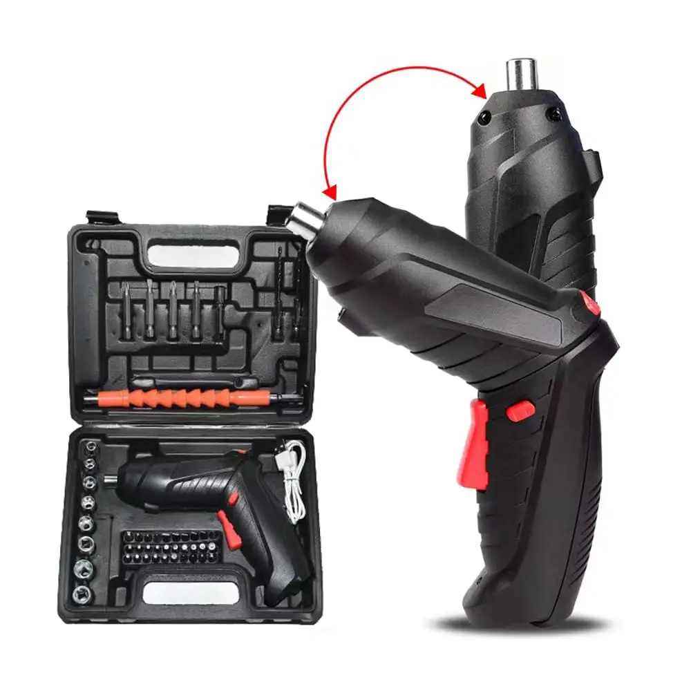 Hot Sale 20V Cordless Power Drill Kit with Electric Screwdriver Gun Straight Type Tool Set Lithium Battery Included
