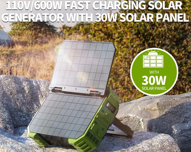 SenHuo 600W Outdoor Charging Solar Energy Storage Power Supply