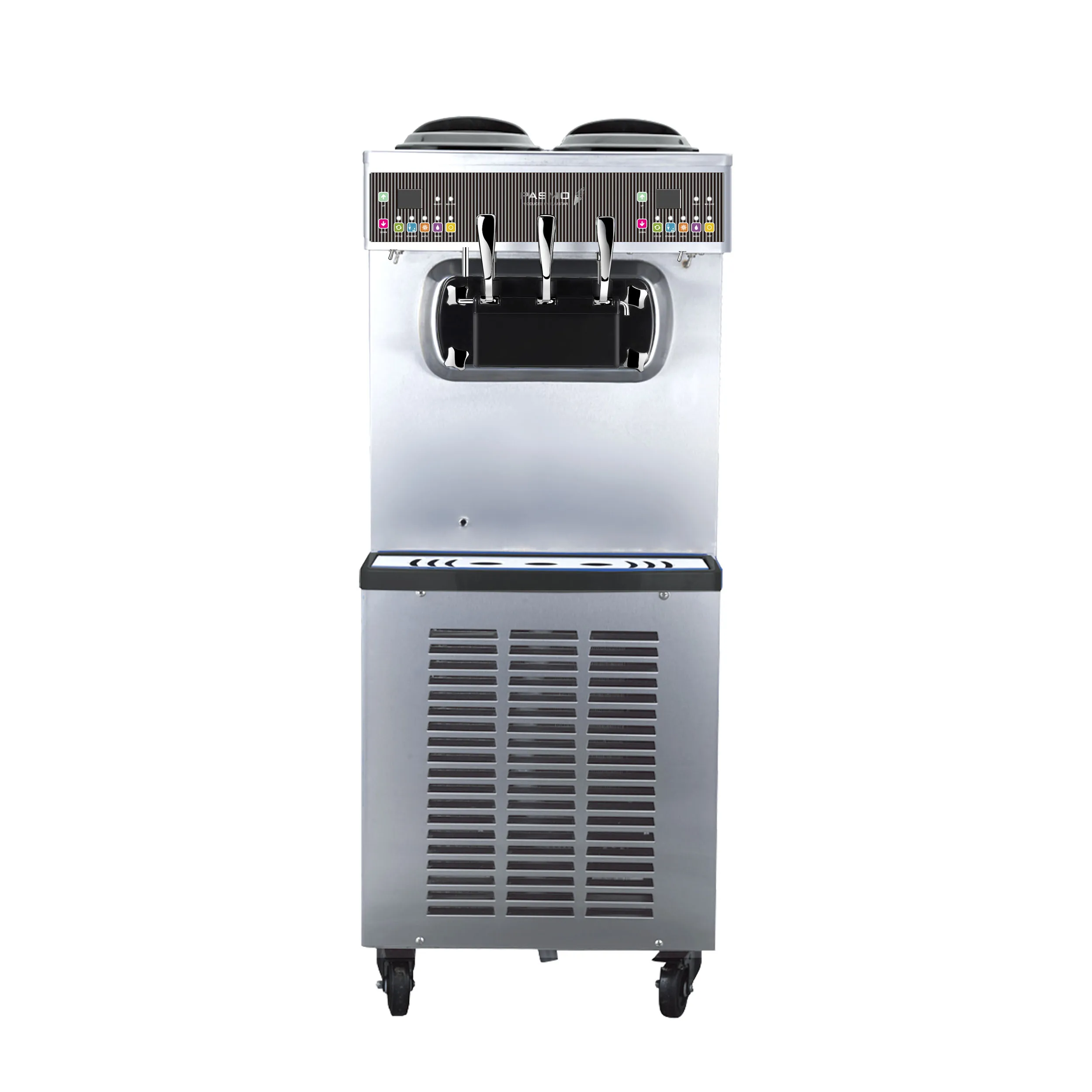 Pasmo S970F Two Flavor and One Mixed commercial soft serve whipped ice cream machine