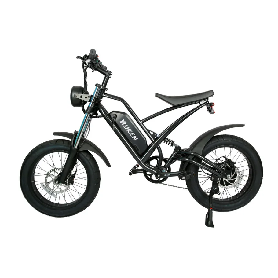 Склад ЕС 20 дюймов 750W 48V 2 колеса с толстыми покрышками складной электрический велосипед горный фара для электровелосипеда