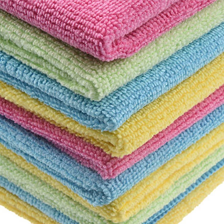 Wholesale Microfiber Wipes Car Floor Windows Household Kitchen Towel Cleaning Cloths Microfiber Towel