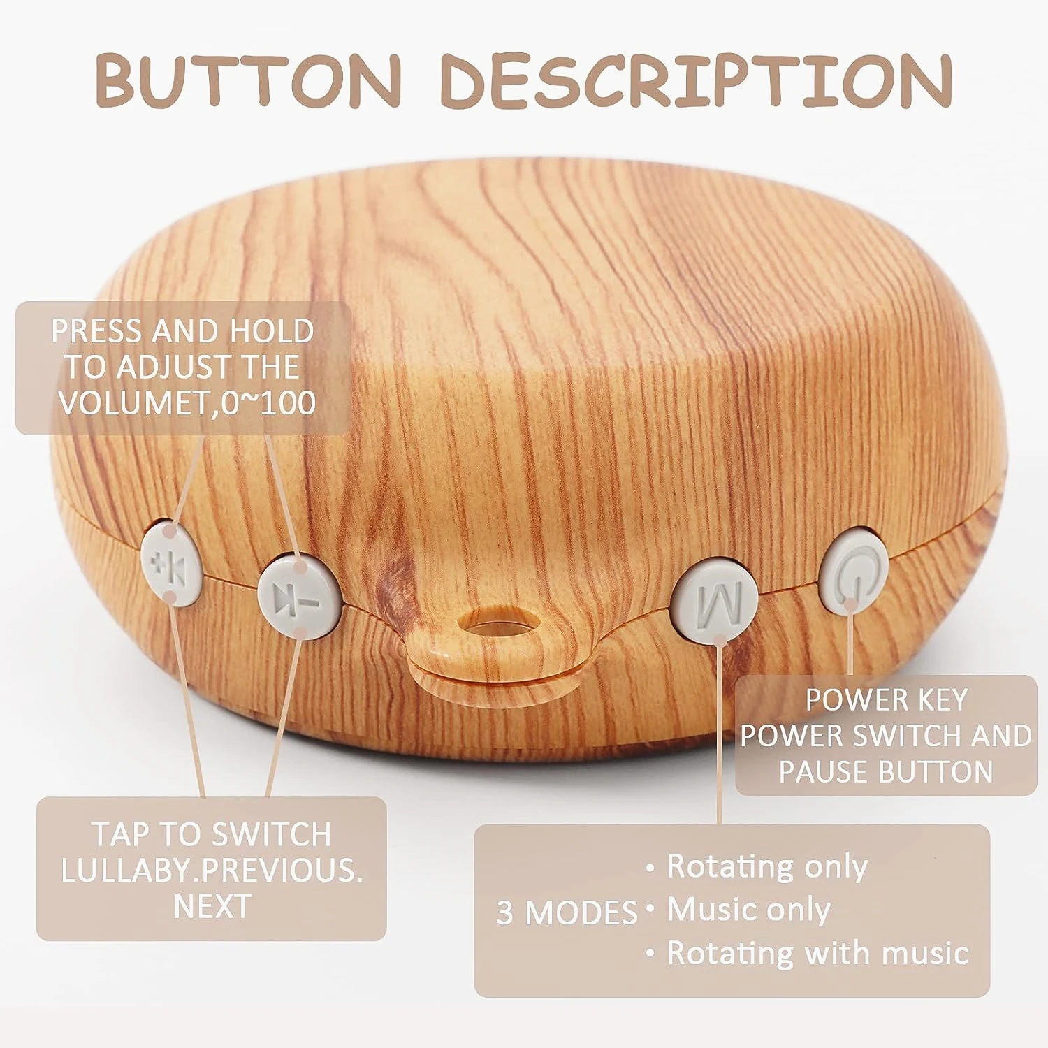 Baby Mobile music box spinner crib Mobile Motor with unique texture for baby mobile arm bohemian home decor baby room decoration