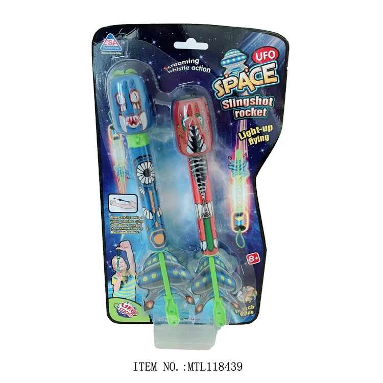 Amazon New Outdoor EVA Foam Rocket Launcher For Kids Rocket Toys For Child pedal model rocke