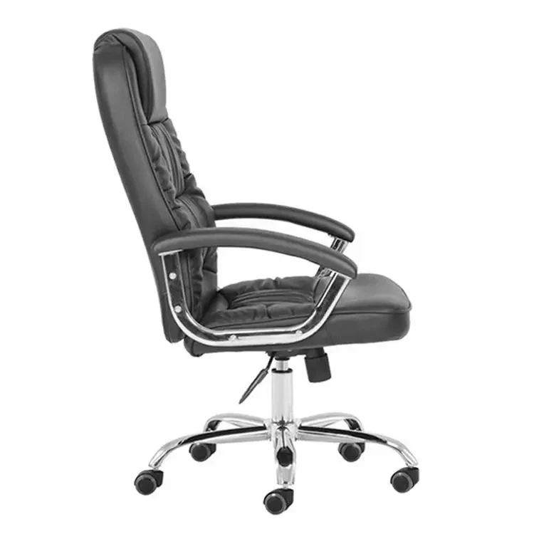 Factory Direct Wholesale Free Sample Ergonomic Swivel Height Adjustable Leather Lumbar Support Boss Office Chairs