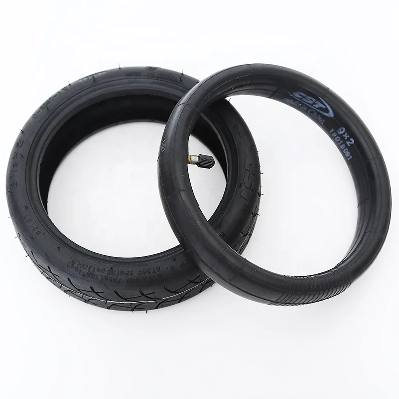 CST 8 1/2*2 Tires for 8.5 inch Xiaomi M365 Pro Scooter with 9*2 Inner Tube/Pneumatic Rubber Replacement Tyre Spare 8.5 inch Tyre
