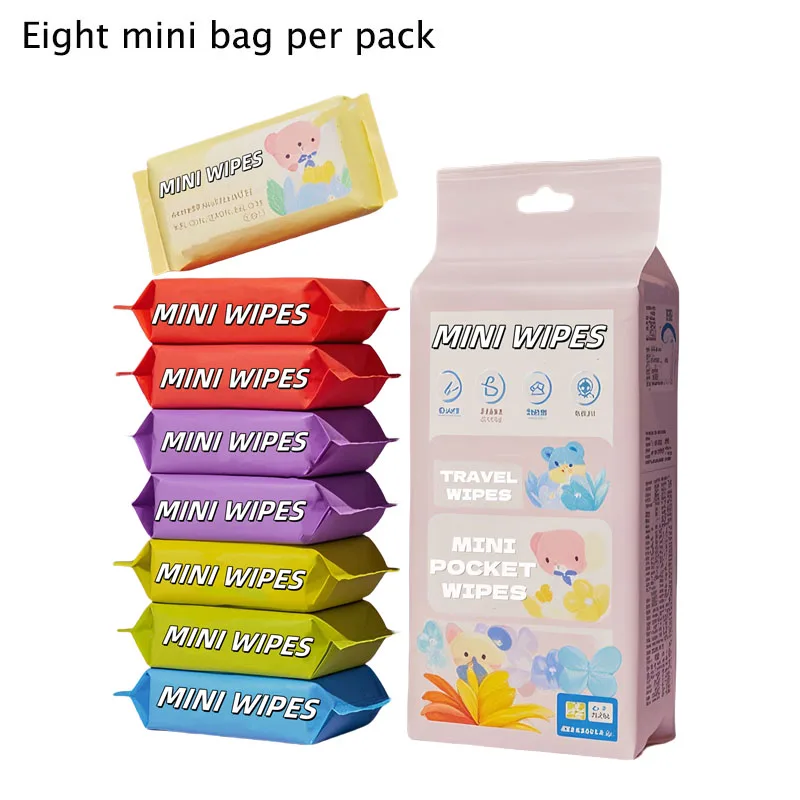 The New Listing Whosale factory cleansing wipes hygiene products mini cleaning baby wipes travel wipes