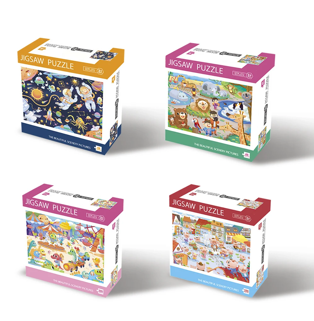 Colorful Paper Jigsaw Puzzle  High-Quality, Eco Friendly Puzzle for Kids  Adults | Perfect for Family Fun Learning Relaxation