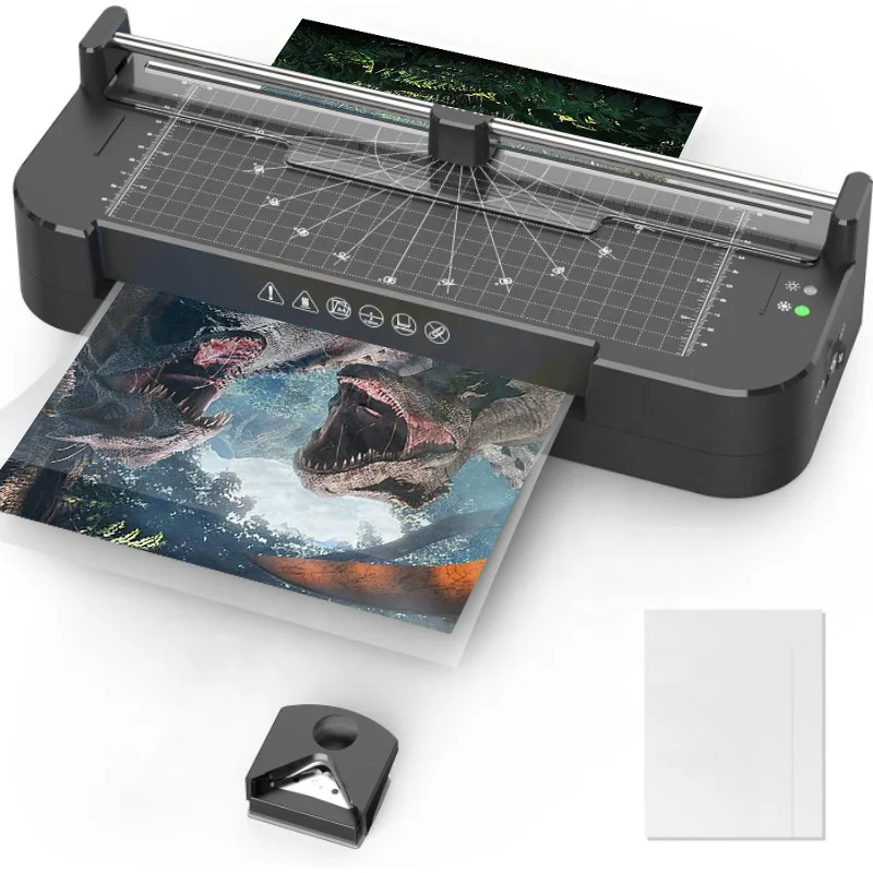 Wholesale Price A4 Size High-efficient Automatic Double Roll Hot Cold Laminating Laminate Machine