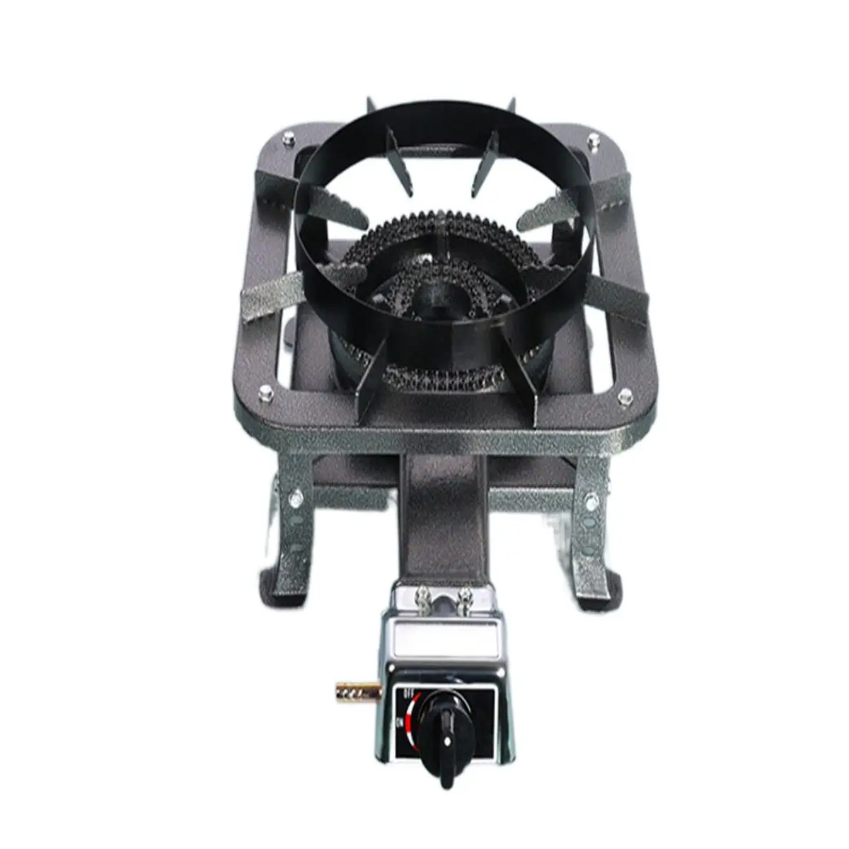 Single Burner Gas Stove Cast Iron Camping Stoves Burner Portable Gas Stove Cooker