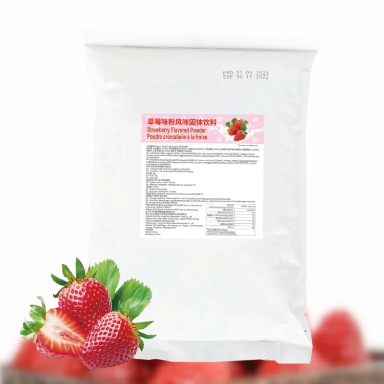 China Manufacturer Produce Strawberry Flavoured Powder Drink Dried Fruit Powder With High Quality
