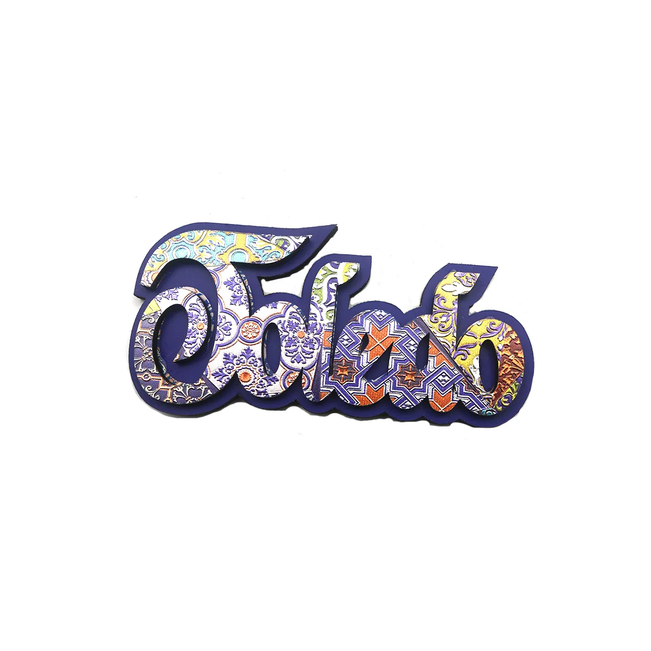 customized  fridge magnet letter souvenir tourism making machine  3d world city double layers MDF business gift fridge magnet