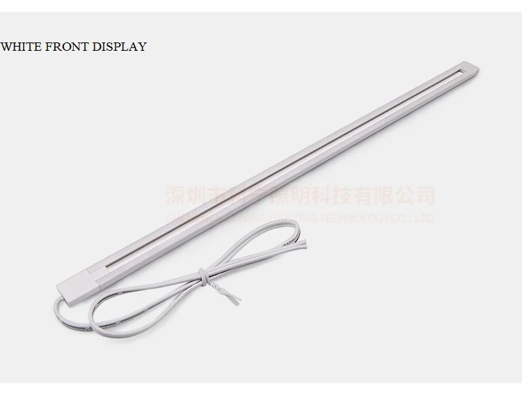 2022 Hot Sale PVC Fireproof Material Shell Built-in Design Power Track for Clothing Store Iron Shelves with Rigid Light Bar