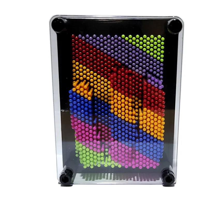 Unique Plastic Pin Art Board for Kids Innovative Boundless Creativity for Children Rainbow 3D Pin Art Toy