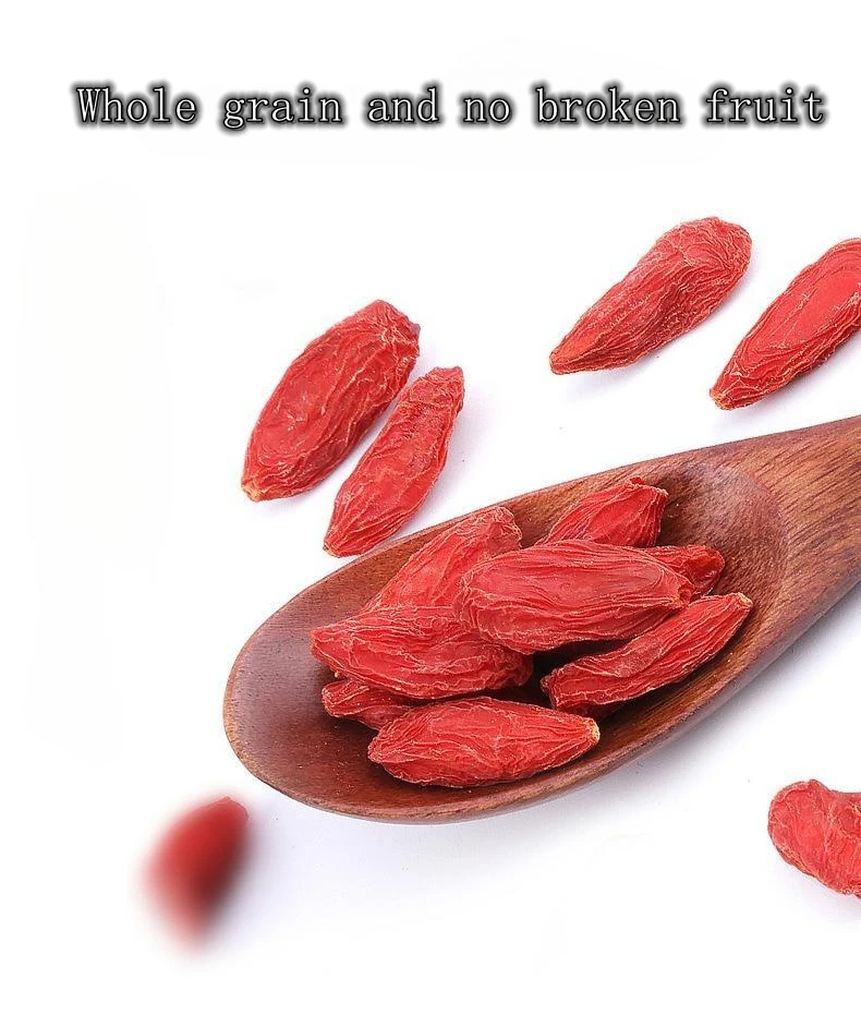 High Grade Organic Wolfberry Goji GMO-Free Dried Snack Water Preservation Sweet Taste Whole Powder Patterns Available Bulk