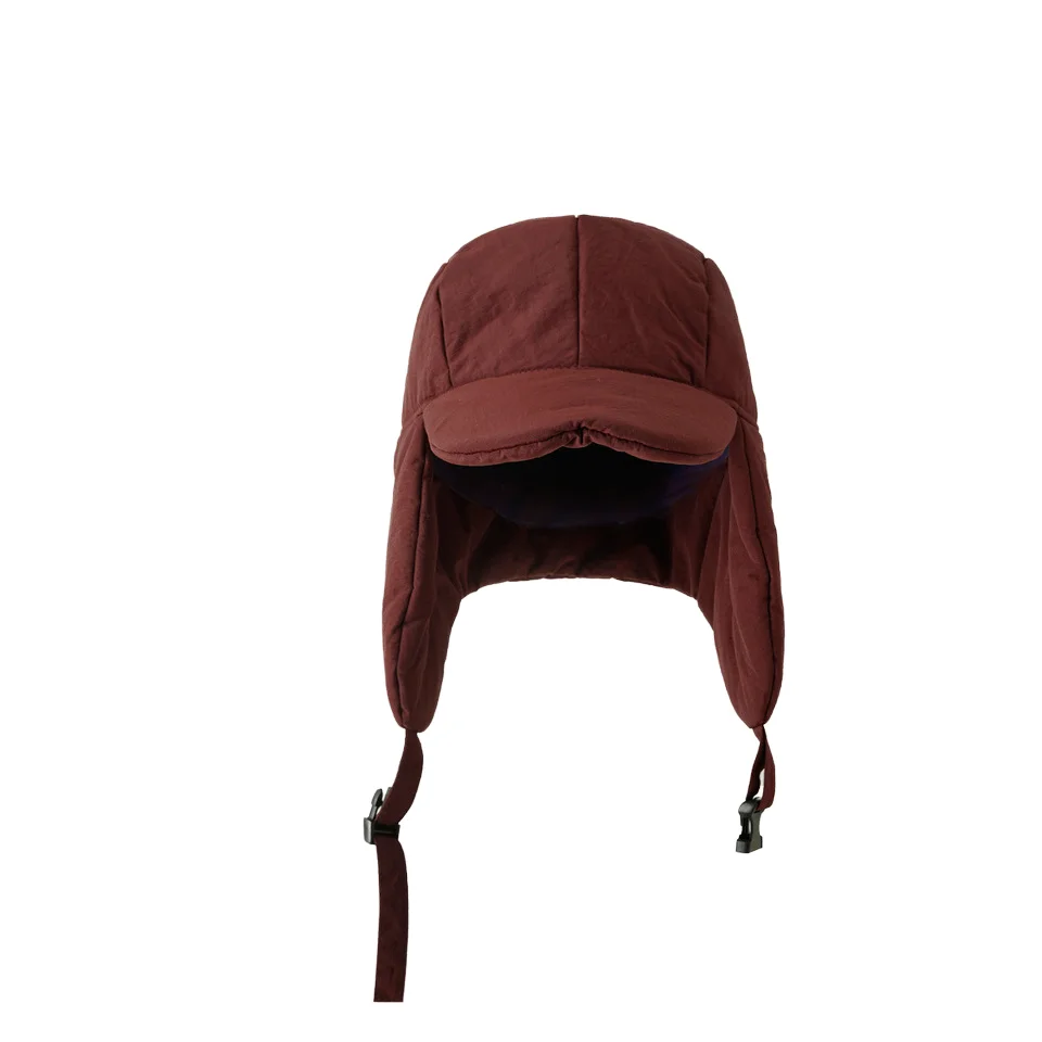 Custom Winter Trooper Hat Plush Fleece Trapper Hat with Windproof Knitted Brim Ear Flap Ski Snow Cycling-for Cold Winter Sports