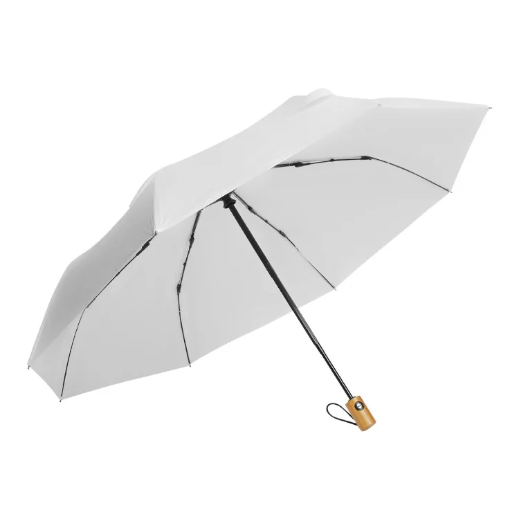 Colorful environmental protection custom logo print windproof fold umbrella eco-friendly material golf RPET recycled umbrella