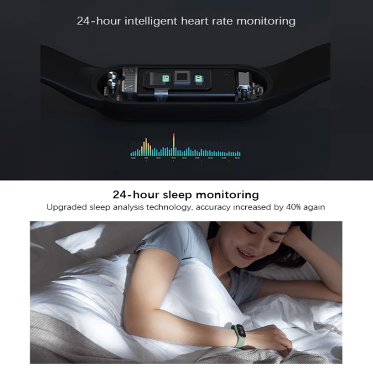  Глобальная версия оригинальный фитнес-Браслет Смарт-браслет Mi Band 5 Смарт-часы для