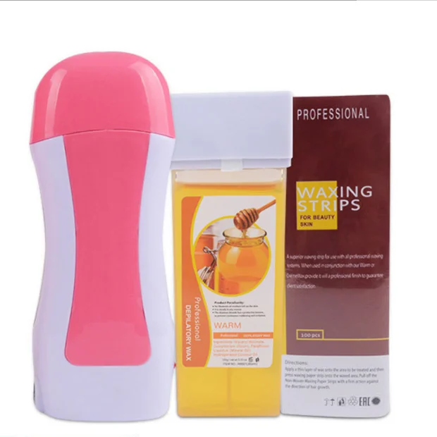 Depilatory wax heater roll on cartridge wax heater for beauty use