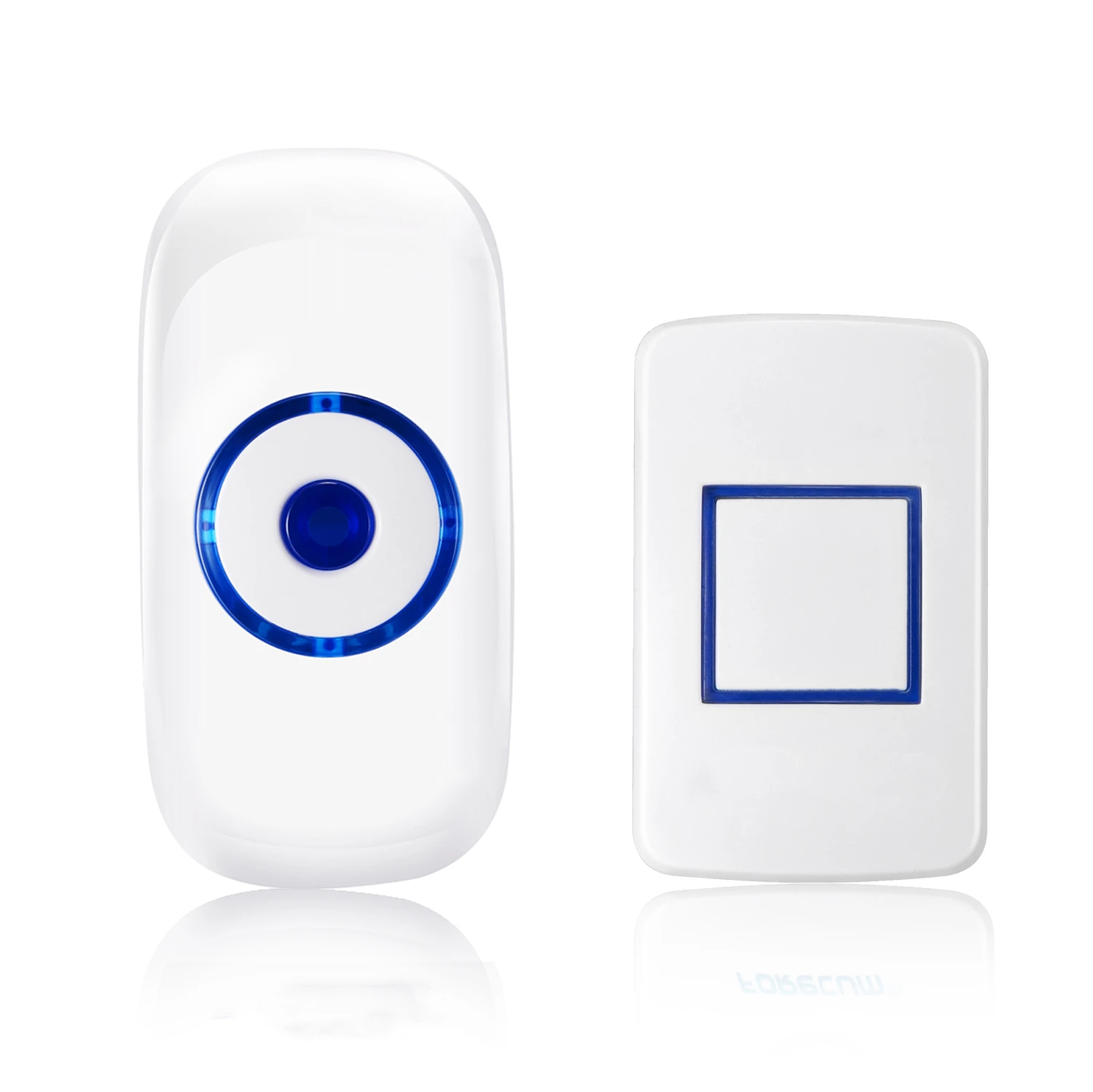 China Loud Electronic 1 Receiver Work With 1 2 3 Sensors Push Button Wireless Doorbell