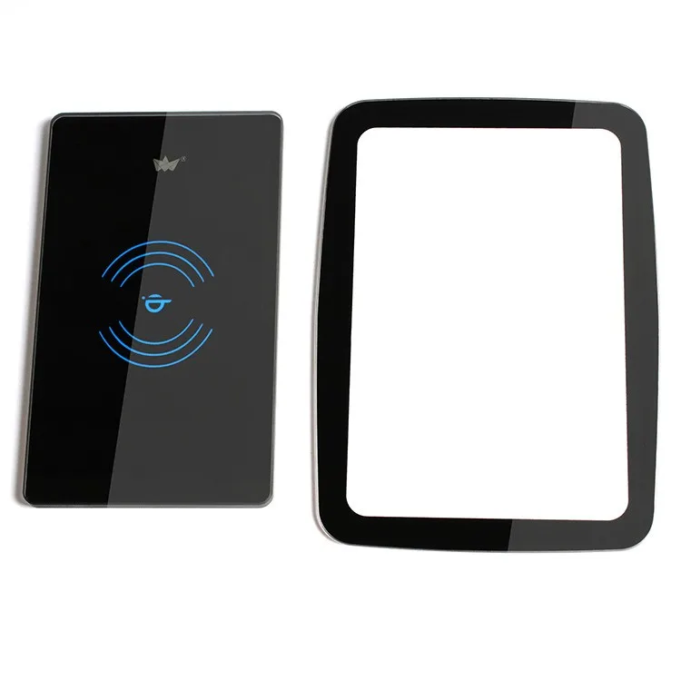 Manufacturers customize toughened glass panel fingerprint lock touch screen access control face recognition screen card reader tempered glass