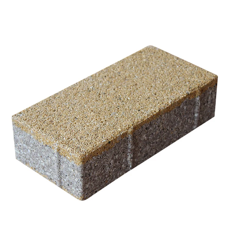 Оптовая продажа низкая цена Водопроницаемый кирпич для наружного проекта водопоглощающий