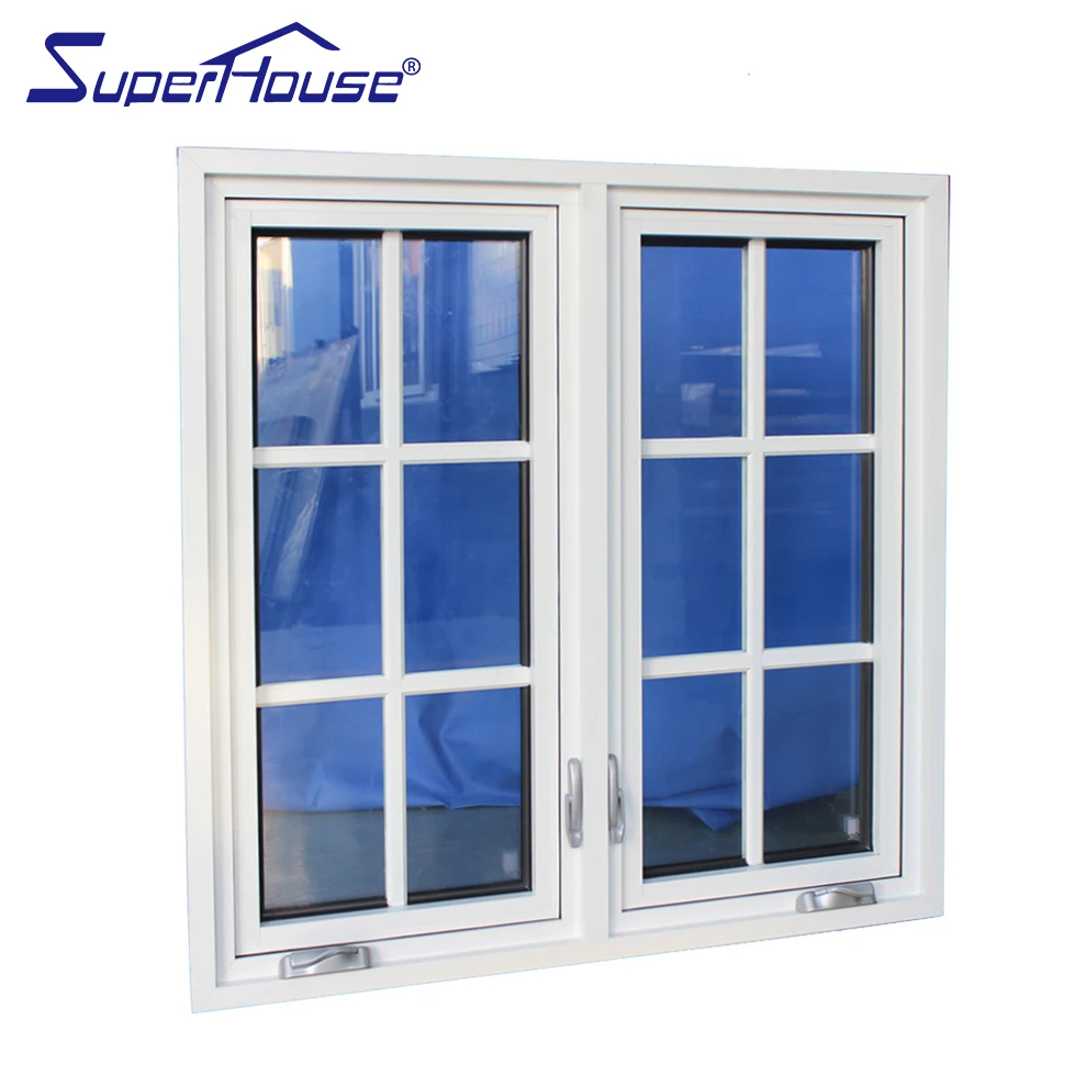 Superhouse Window China Supplier Casement Window for Home Grill Design Glass Window Custom comply with Australia and US Standard