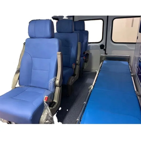 Fold up rotation ambulance seat