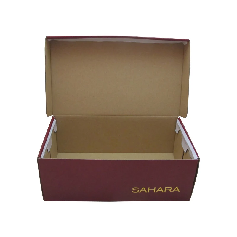 Minimum Price High Quality Eco-friendly Wholesale Corrugated Paper Packing Items Paper Boxes Shoes Boxes