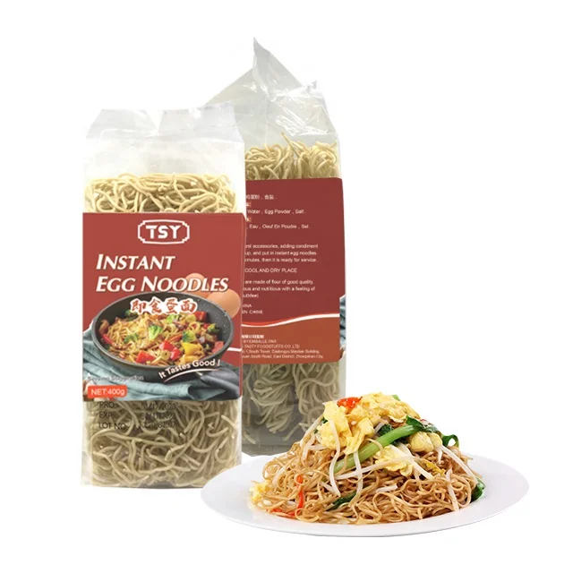 Top Factory Restaurant Noodles Chinese Traditional Instant Dried Egg Noodle