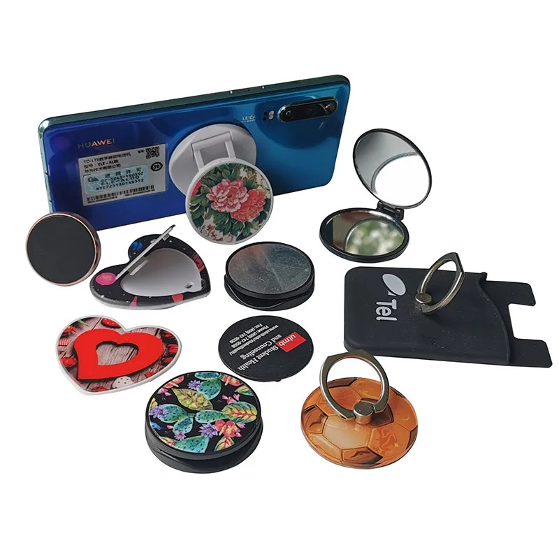 Бесплатные образцы, логотип на заказ, популярное мобильное кольцо на палец, держатель для телефона, складные стенты для мобильного телефона