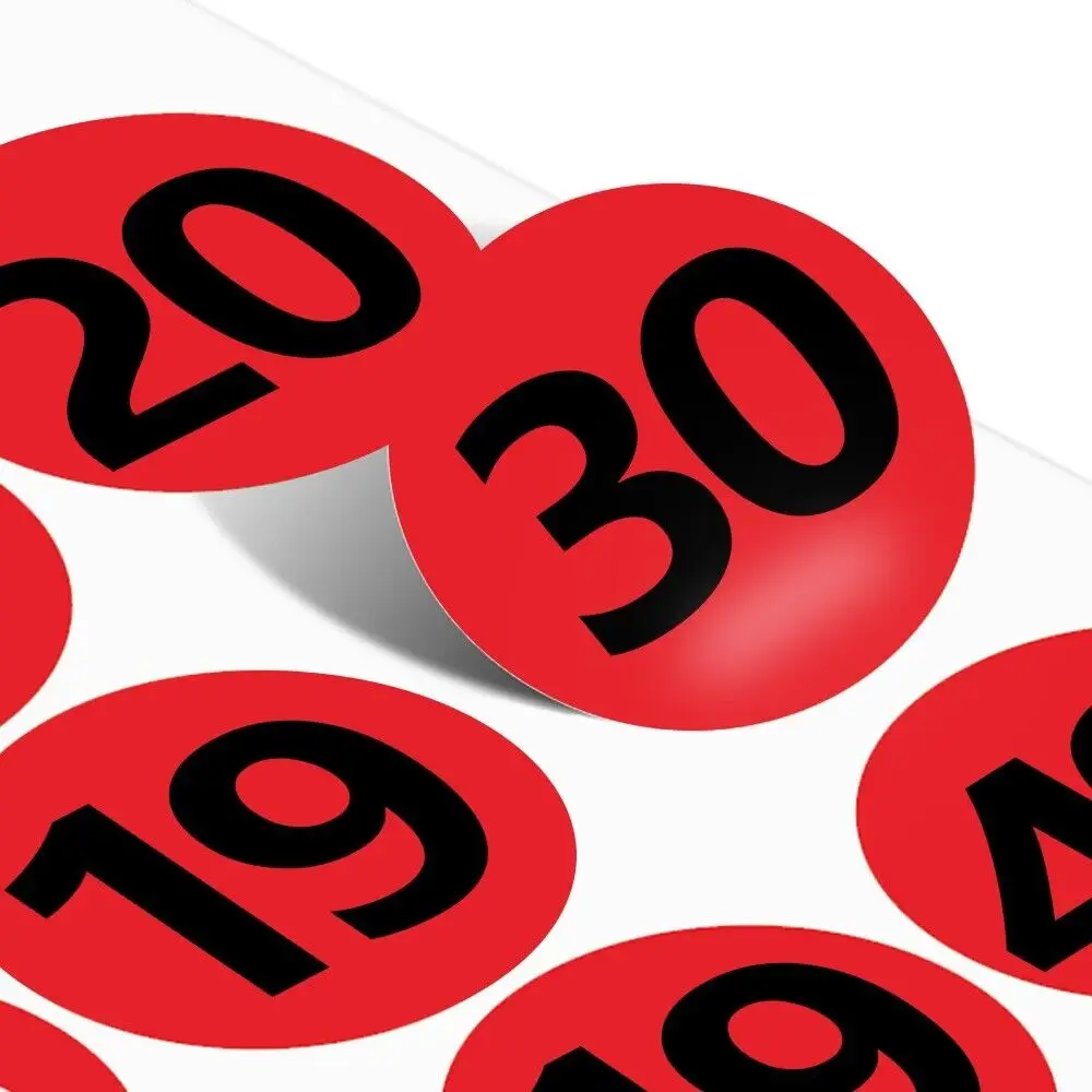 Custom waterproof retail store price tag and price sticker